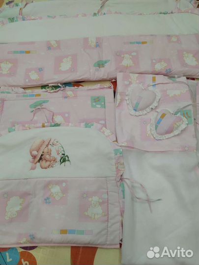 Бортики в детскую кроватку