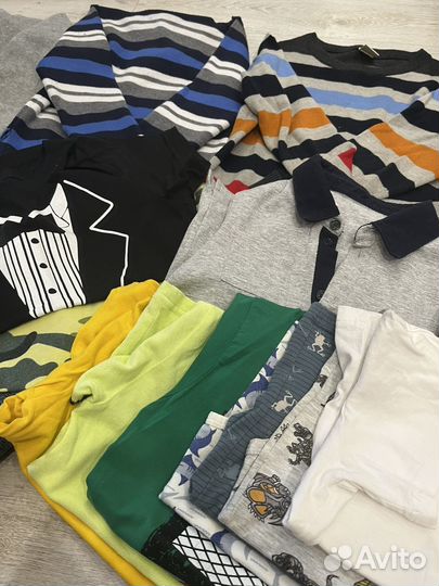 Вещи пакетом на мальчика 92 110