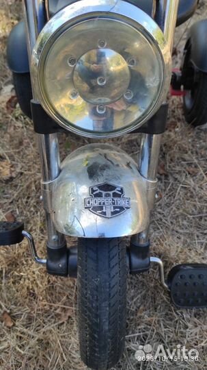 Велосипед трёхколёсный с ручкой