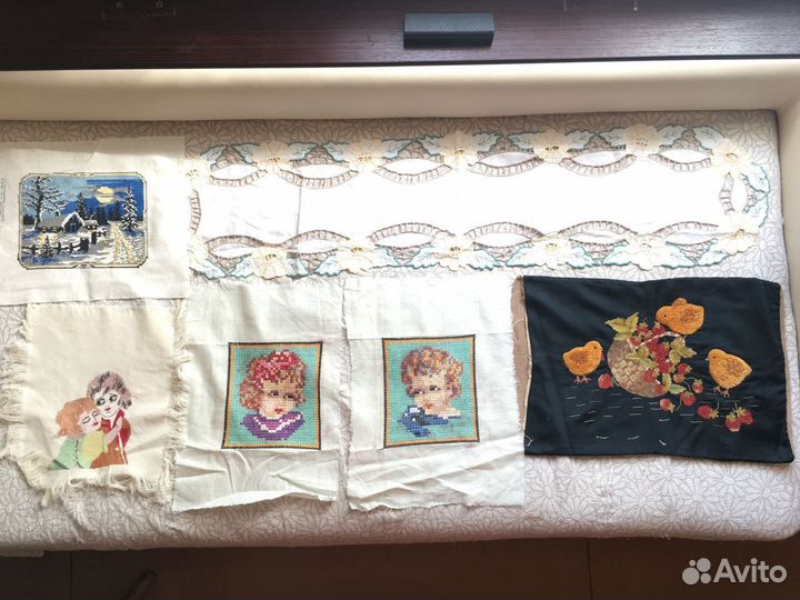 Старинны скатерти, рушники, салфетки