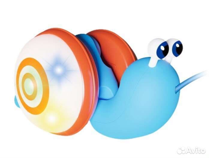 Игрушка-каталка улитка детская