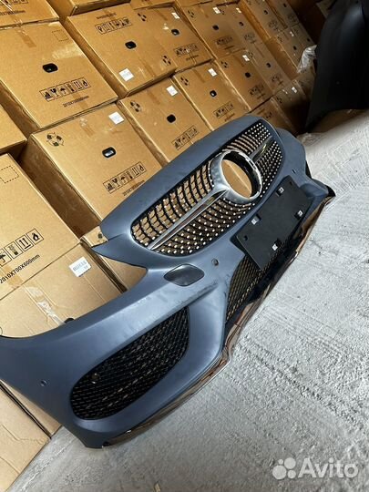 Mercedes benz w205 бампер amg пакет дорестайлинг