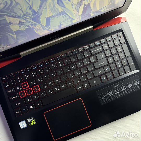 Игровой ноутбук Acer i5/GTX1050/8RAM/SSD