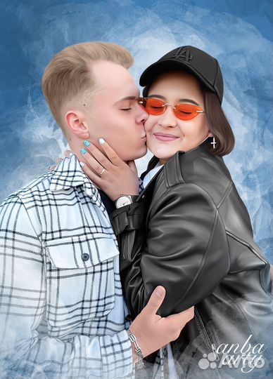 Портрет на холсте