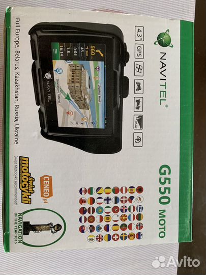 Gps навигатор Navitel G550 moto