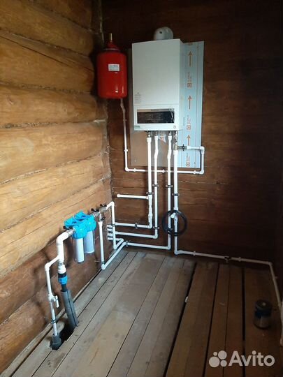 Монтаж отопления, водоснабжения, электромонтаж