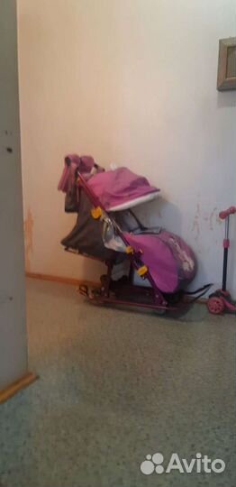 Коляска санки