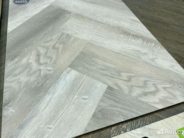 Кварцвиниловый ламинат елочка