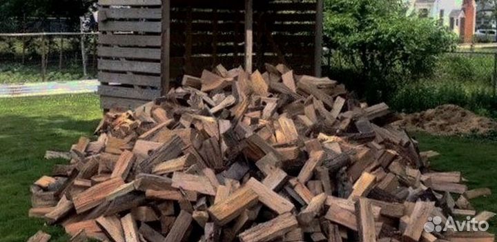 Крупнонаколотые дрова
