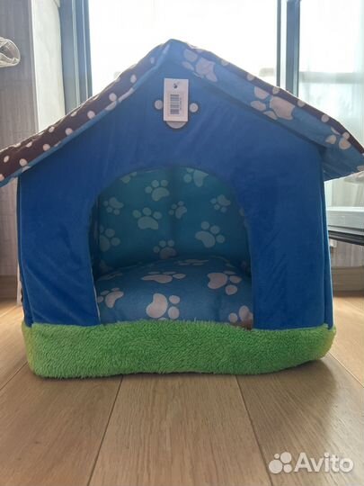 Лежанка домик для собаки