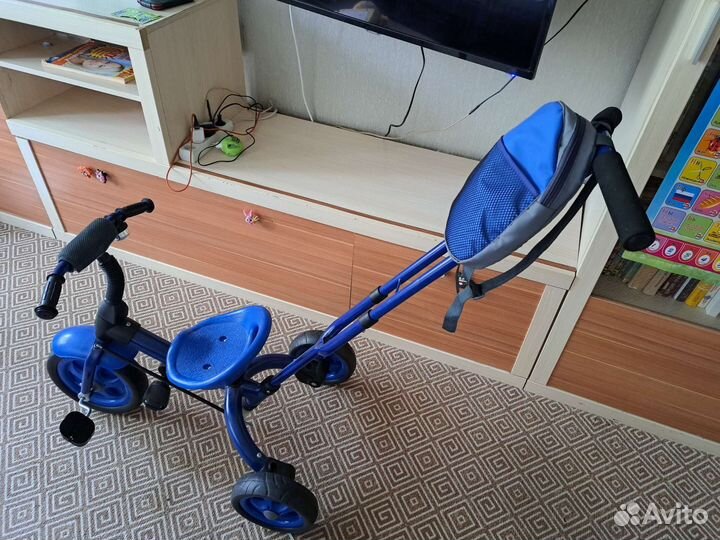 Детский трехколесный велосипед новый