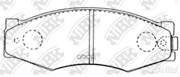Колодки передние (nissan juke F15, teana I-II