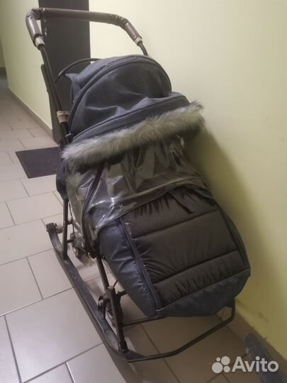 Детские санки коляска бу