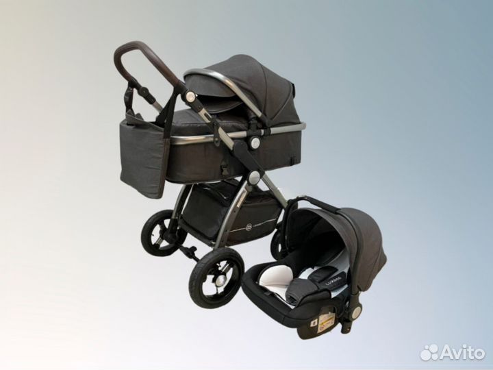 Коляска-трансформер Luxmom 600G 3в1,дефекты
