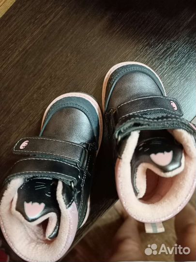 Ботинки демисезонные для девочки 21 размер