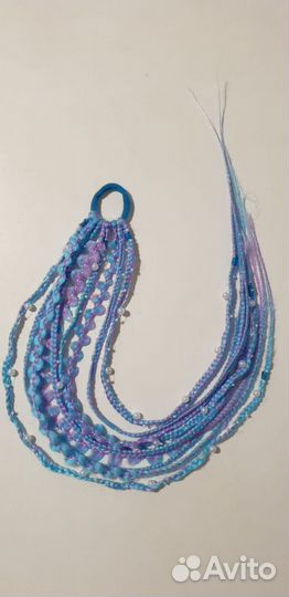 Афрокосы на резинке