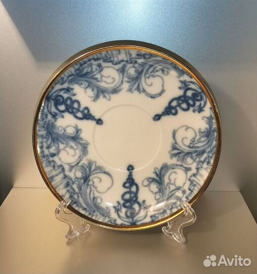 Блюдце фарфор винтаж СССР новое