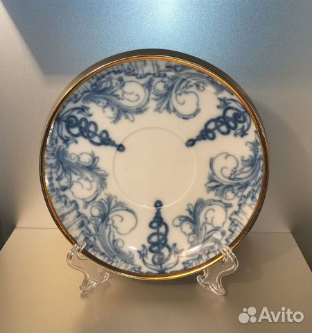 Блюдце фарфор винтаж СССР новое