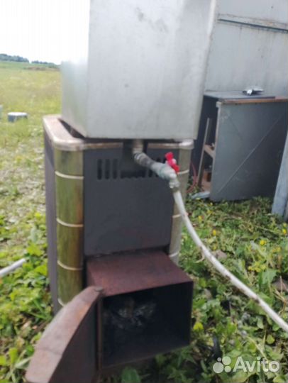 Чугунная печь для бани бу