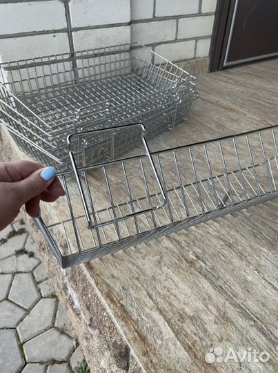 Корзины накопительные из нержавейки