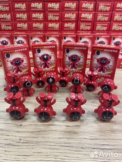 Неваляшки 'Игра в кальмара' – уникальные игрушки д