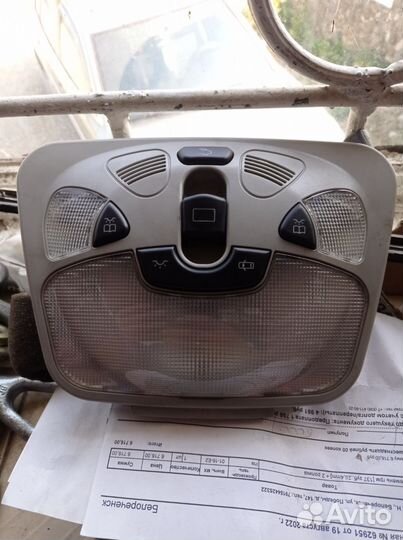 Плафон подсветки салона Мерседес 203