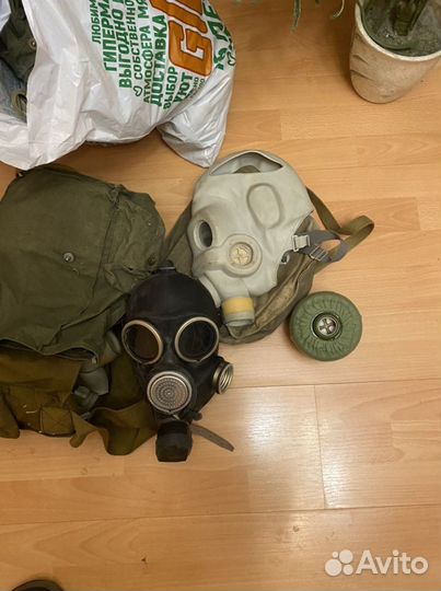 Противогазы разные СССР