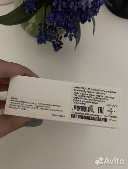 Наушники apple airpods 1 оригинал