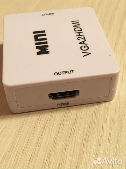 VGA в hdmi Адаптер с питанием преобразует сигнал