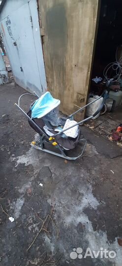 Детские санки коляска
