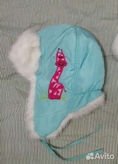 Шапка зимняя на возраст 2 - 3 года