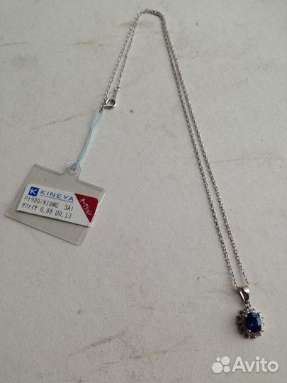 Кулон из платины и белого золота. Япония