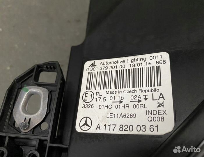 Фара левая A1178200361