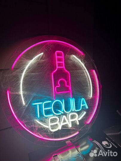 Неоновая вывеска готовая