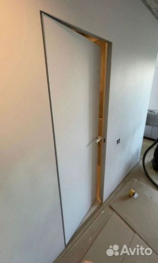 Скрытые двери под покраску