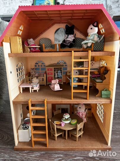 Sylvanian families 3-этажный домик