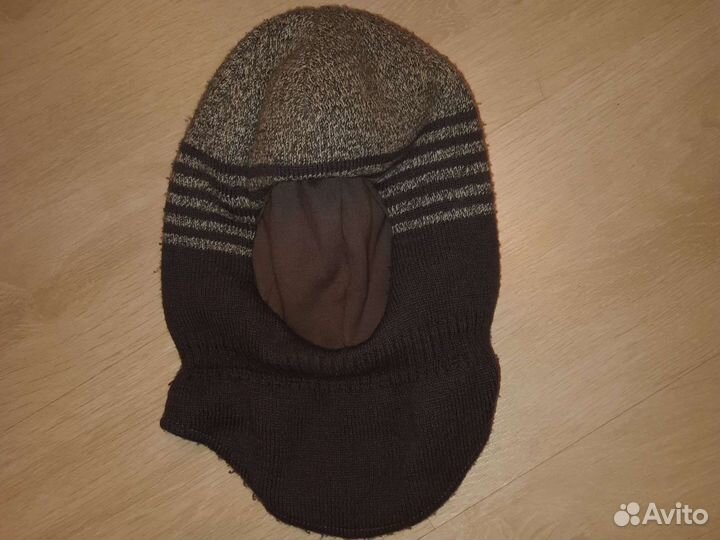 Шапка шлем зимняя на мальчика