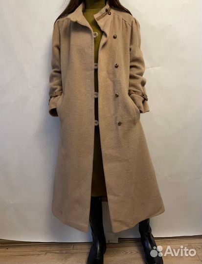 Пальто винтажное шерсть