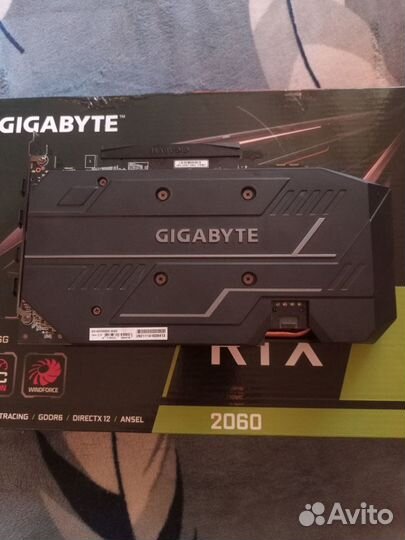 Видеокарта RTX 2060 OC gigabyte Geforce