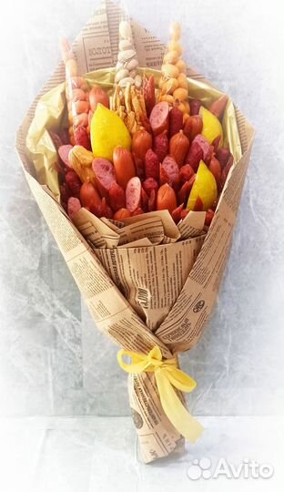 Букет мужской с колбасой