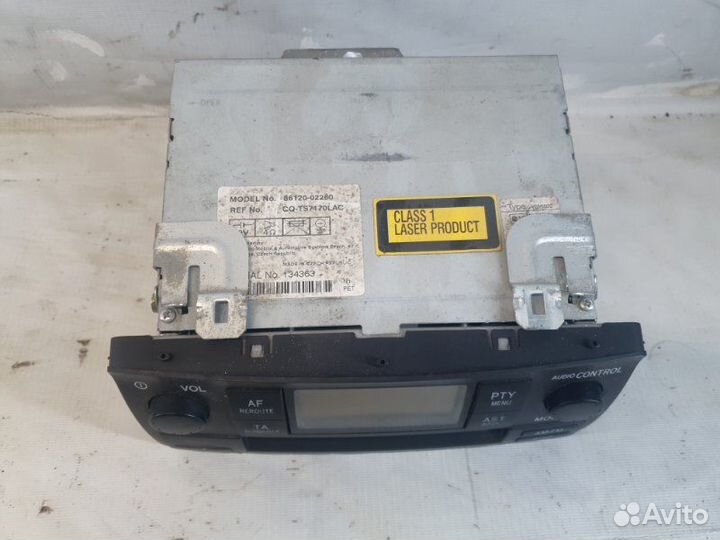 Магнитола Toyota Corolla 120 ZZE121L 2005
