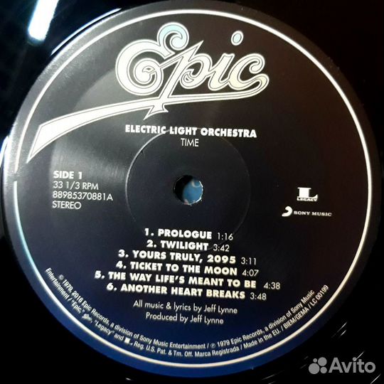 Виниловая пластинка Electric Light Orchestra-Time