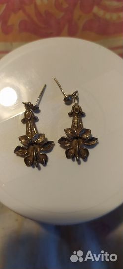 Серьги винтаж СССР Прибалтика