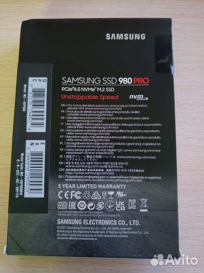 SSD Samsung 980 pro 500gb