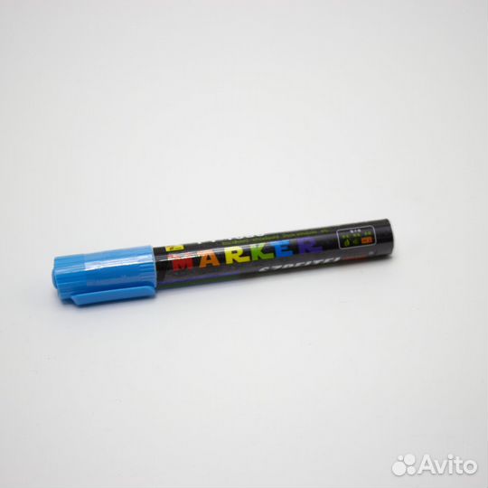 Маркер меловой люминесцентный marker 6мм, цвет го