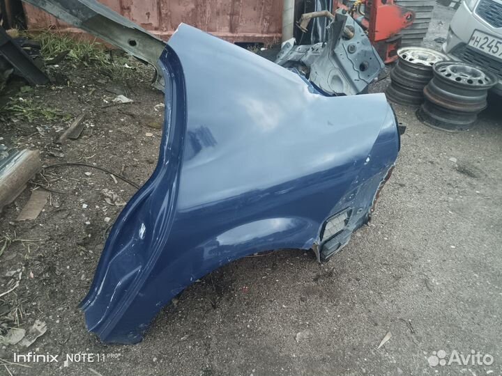 Крыло заднее левое Renault Megane II 2003-2009 г