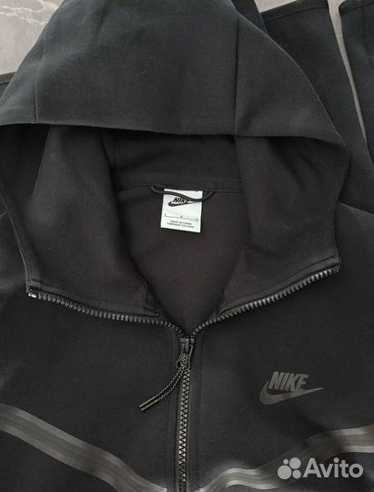 Nike Tech Fleece Черная Оригинальное качество (Арт