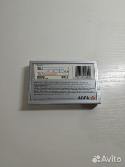Аудиокассета agfa F-DXI ferro 90 новая