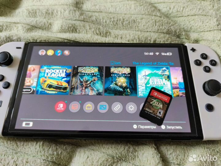 Nintendo switch oled +Zelda+sd 1TB+ бампер