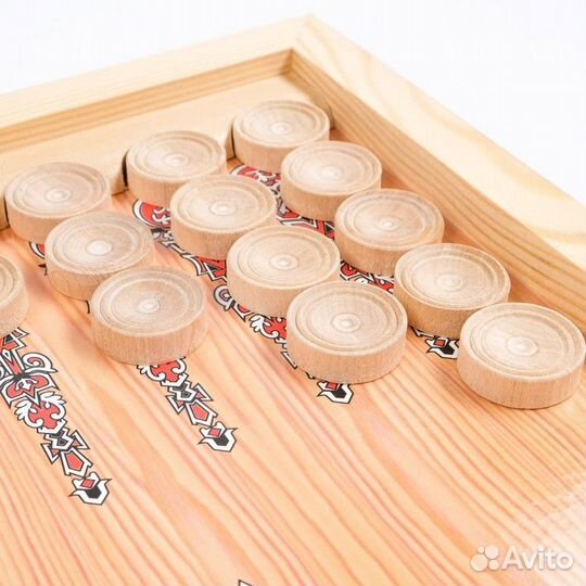 Нарды 'Лев и тигр', деревянная доска 50 х 50 см, с